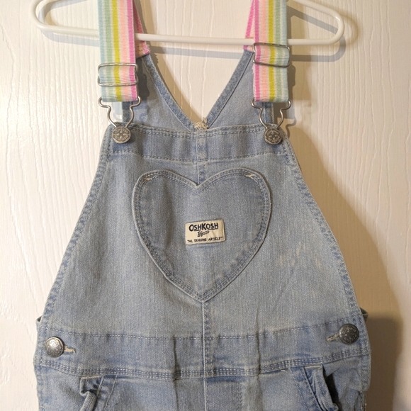 NWOT- Toddler Girl OshKosh B'Gosh Shortalls - Picture 7 of 8